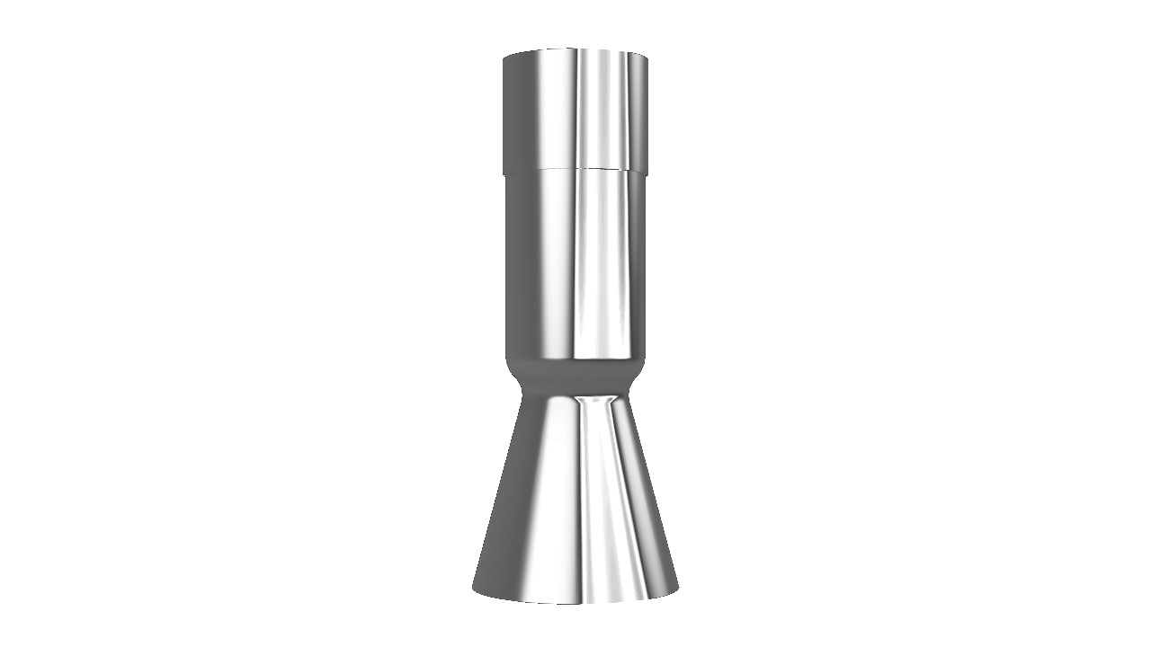 Rendering of the engine's Inconel-718 shell